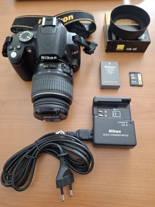 Camara fotográfica NIKON D3000 pack completo