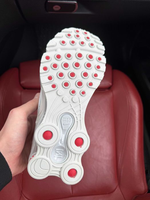 (ОПЛАТА ПІСЛЯ ОГЛЯДУ)Nike x Supreme Shox Ride 2 White Найк х Супрім