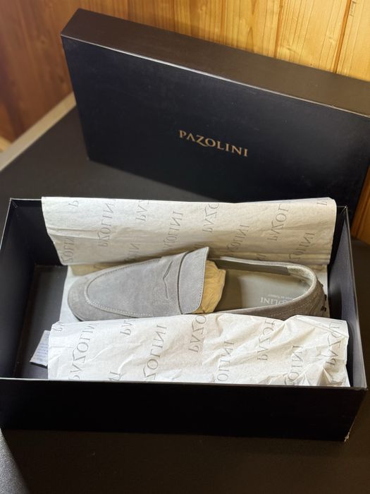 Чоловічі замшеві лофери Pazolini 40 розмір нові!