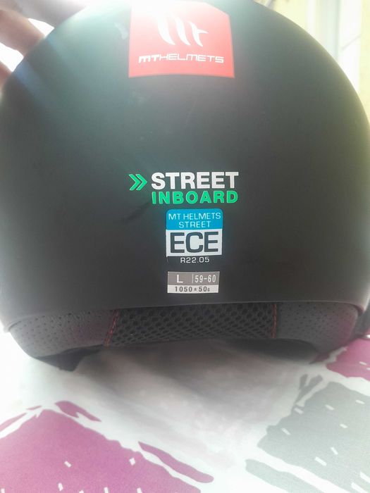 Capacete e mochila