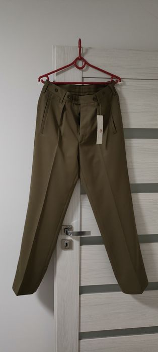 Spodnie letnie wyjsciowe oficerskie Wojsk Lądowych 175/81 Nowe