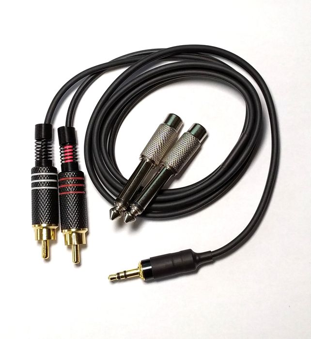 Кабель з атенюатором -20дб для рекордерів Zoom H1, Tascam  та інших