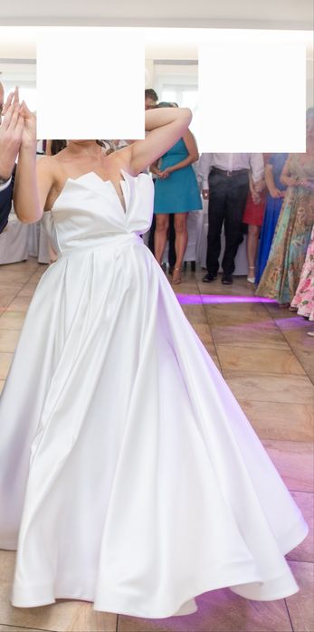 Suknia ślubna Avenue 36/38 (może być na brzuszek ciążowy)