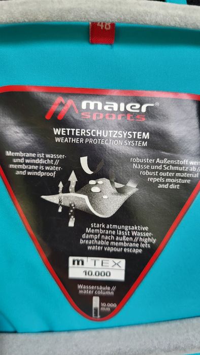Maier Sports kurtka narciarska premium 46/48 1000tex
