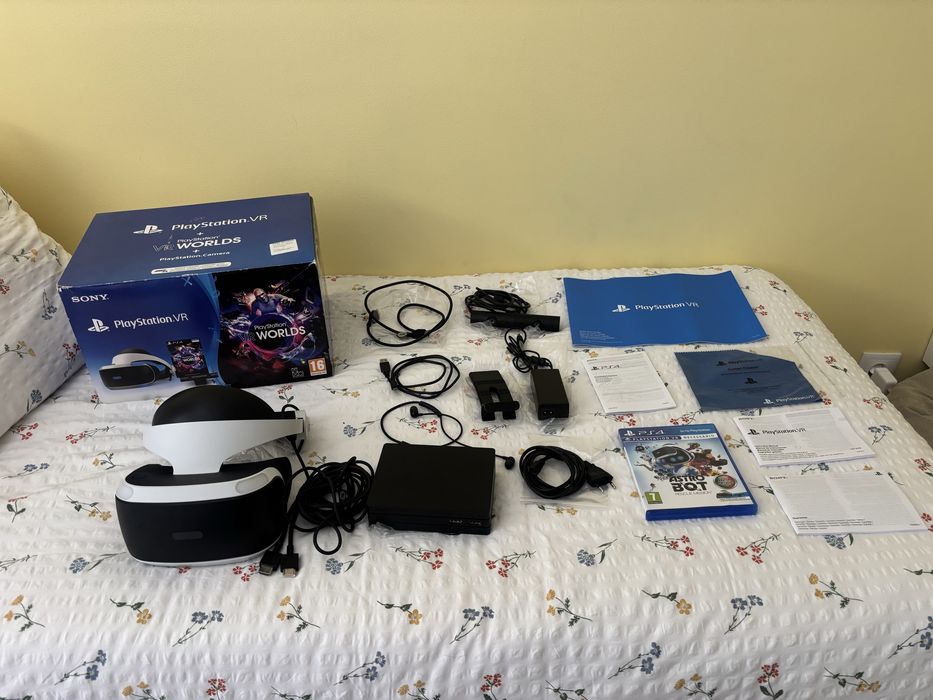 PlayStation VR + jogo Astro Bot para PS4