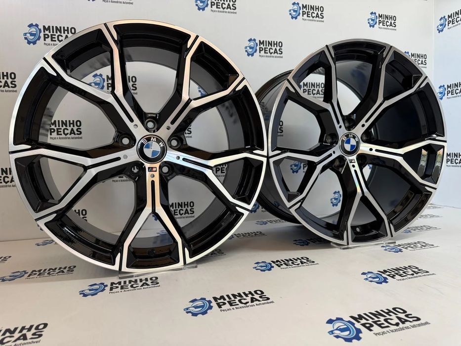 Jantes Look BMW X6 M em 20 (5x120) Preto e Polido