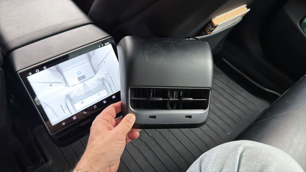 Ecrã traseiro Tesla Android CPU 8-core 4+64GB compatível Model 3 e Y