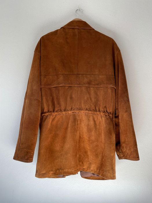 Casaco castanho pele 100% genuína