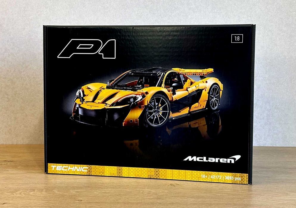 ‼️В КОРОБЦІ‼️Конструктор McLaren P1, Technic 42172