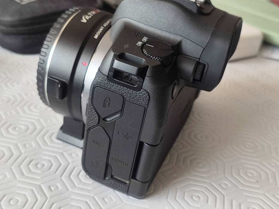Canon eosR + adapt EF RF em excelente estado