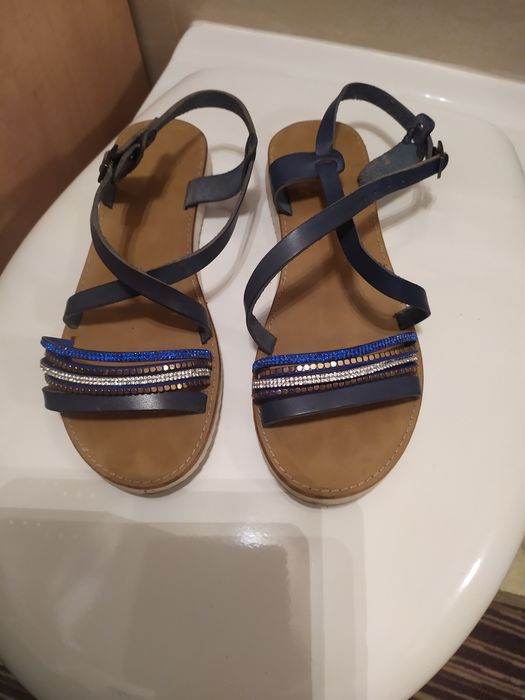 Buty damskie sandały skóra naturalna r.38