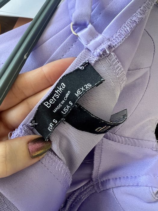 Corset lilás bershka