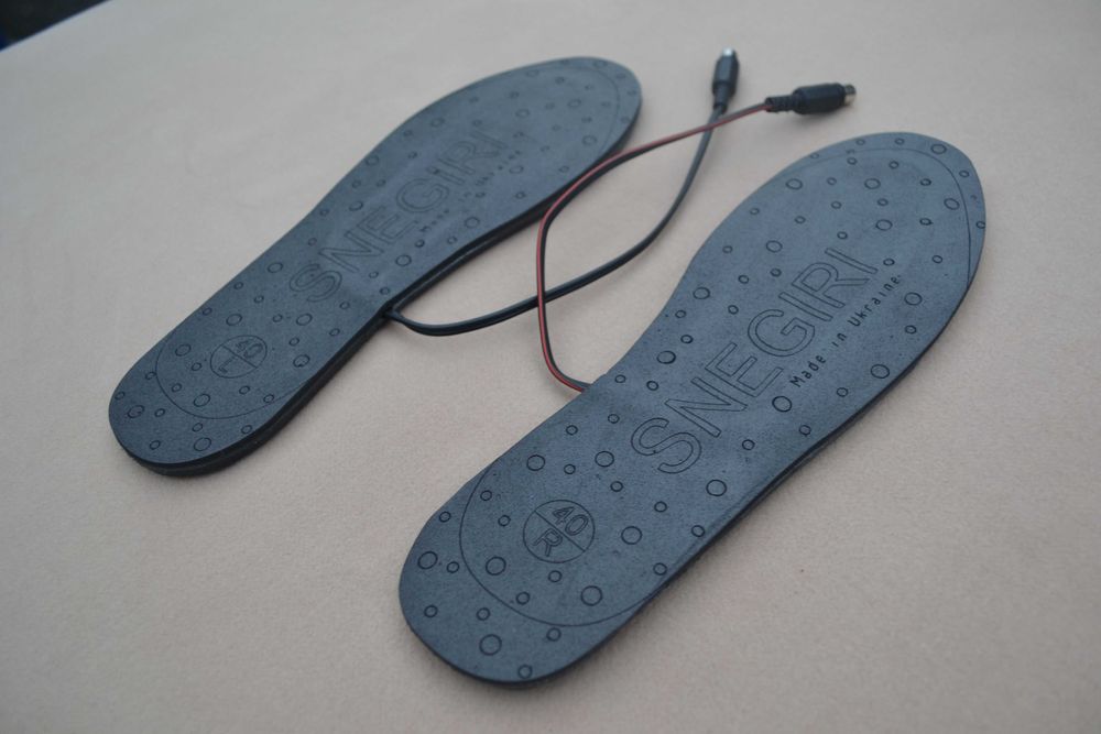 Українські устілки з підігрівом, стельки с подогревом. 45°С, 8 годин