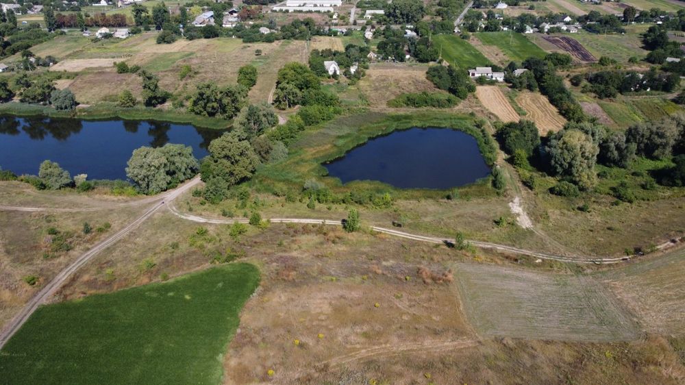 Земельна ділянка 12 сот біля озера з краєвидом