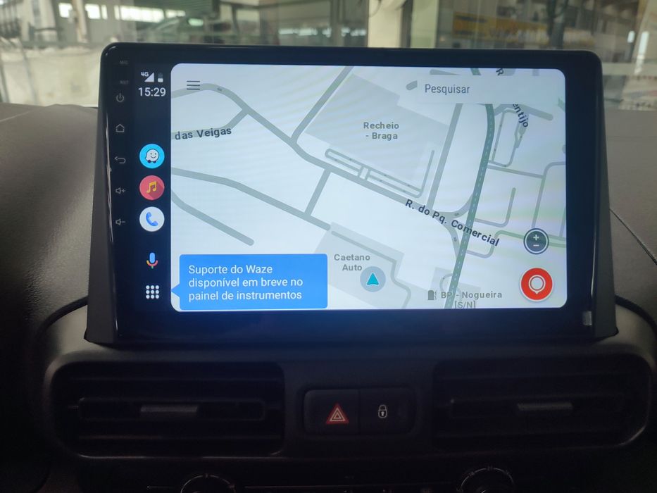Rádio Toyota City Partner Berlingo Combo Android GPS Bluetooth USB