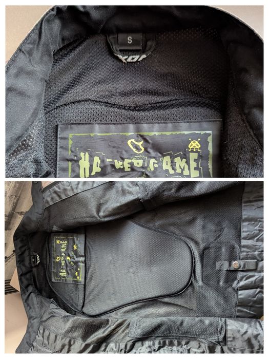 Вентильована текстильна мотоциклетна куртка Ixon Hacker Game (s) літо