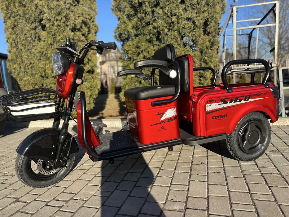 Трицикл Corso Sig L електротрицикл 1200вт