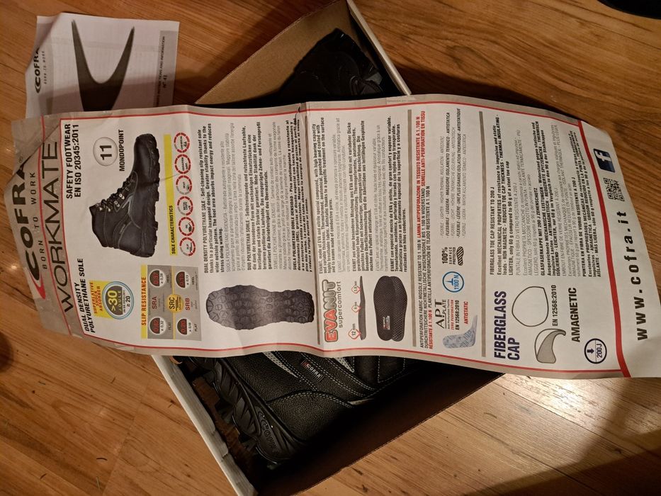 Buty robocze zimowe Cofra New Barents S3S Ci Fo SRI