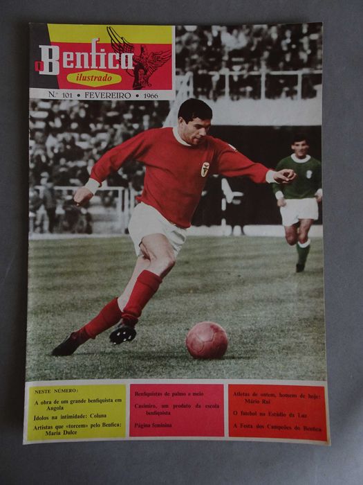 Revista O Benfica Ilustrado nº 101 ano 1966