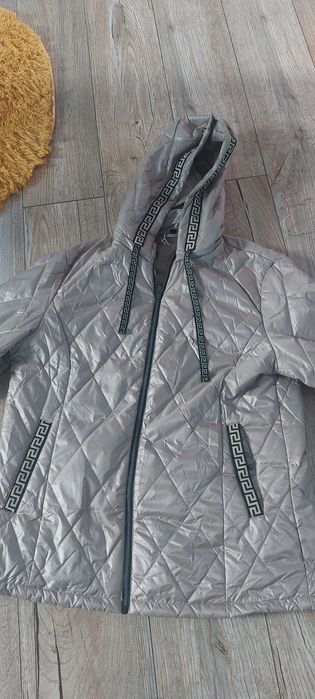 Kurtka zlota damska xl z lamasem nowa