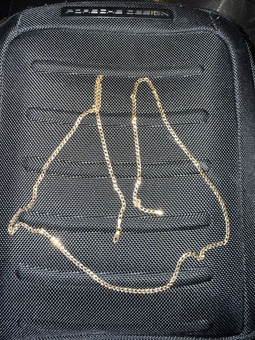 Zloty łańcuszek pancerka 65 cm proba 585 waga 5,13 gram