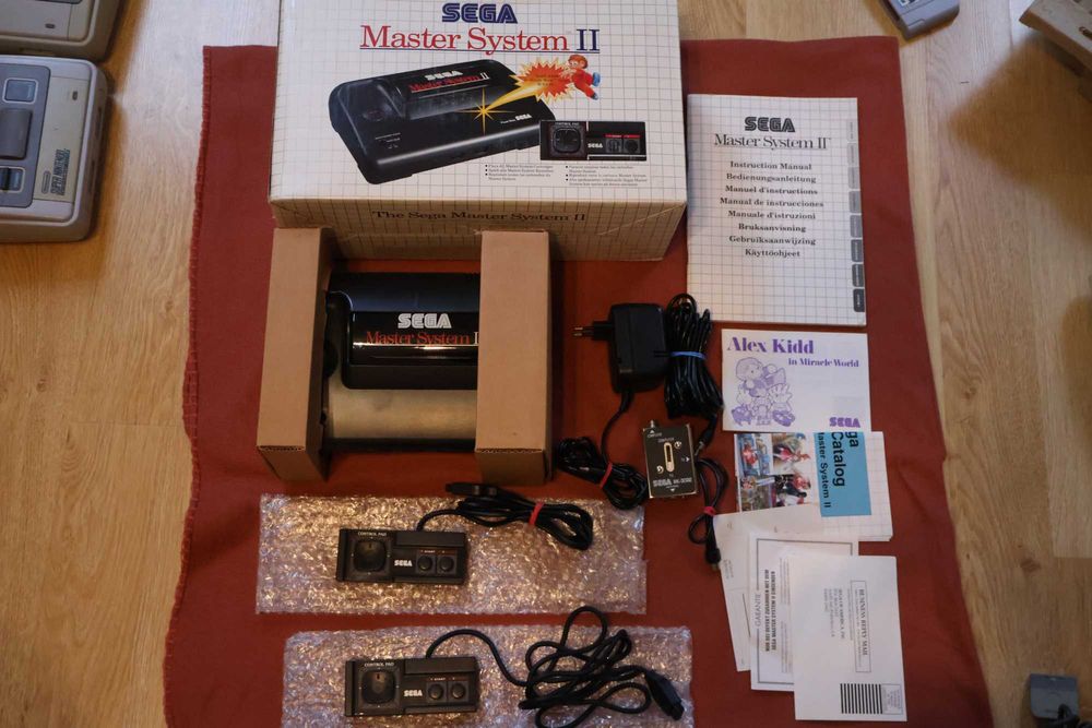 Konsola Sega Master System II Power Base Alex Kid Box Pal Ładny Stan