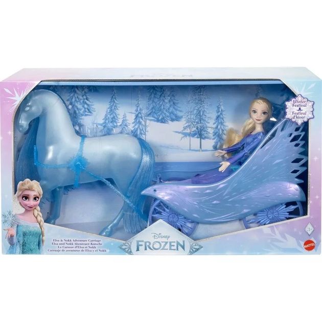 Ігровий набір лялька Ельза з каретою Disney Frozen