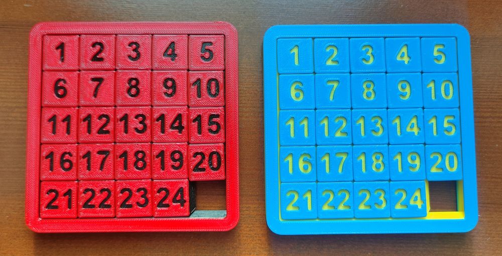 Гра двосторонній пазл головоломка "пятнашки" 4х4 5х5 6х6