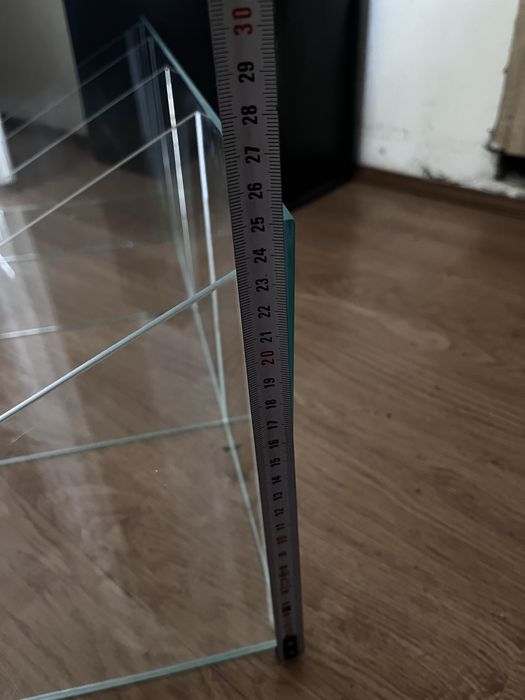 Komplet 3 szklanych gablot, witrynek na cukierki