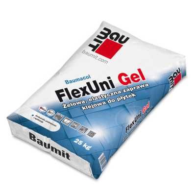 Klej do płytek Baumit FlexUni Gel żelowy 25kg wodo- i mrozoodporny