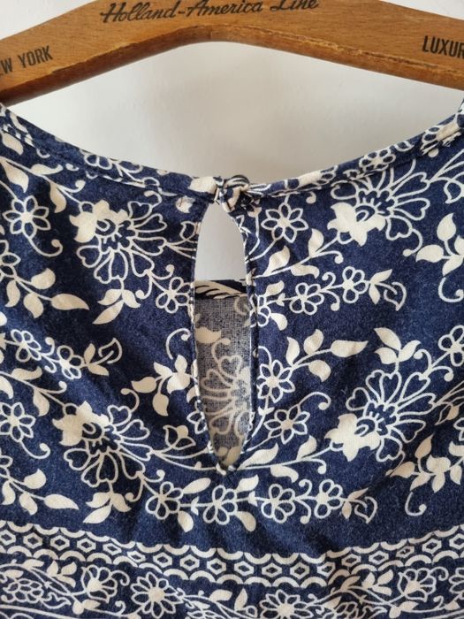 Blusa  top Tiffosi azul
