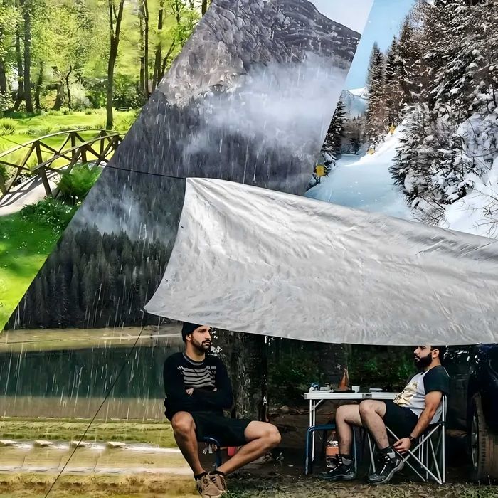 Plandeka Płachta Ochronna UV 2x3m 80g Okryciowa Mocna Uniwersalna