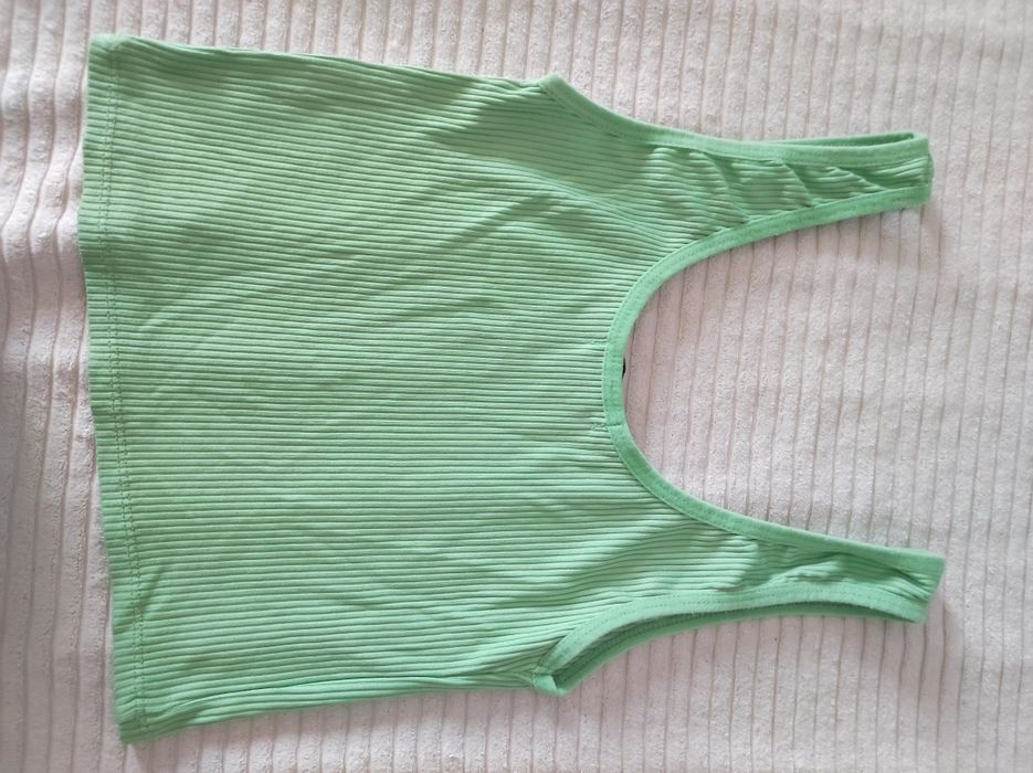 Crop top zielony