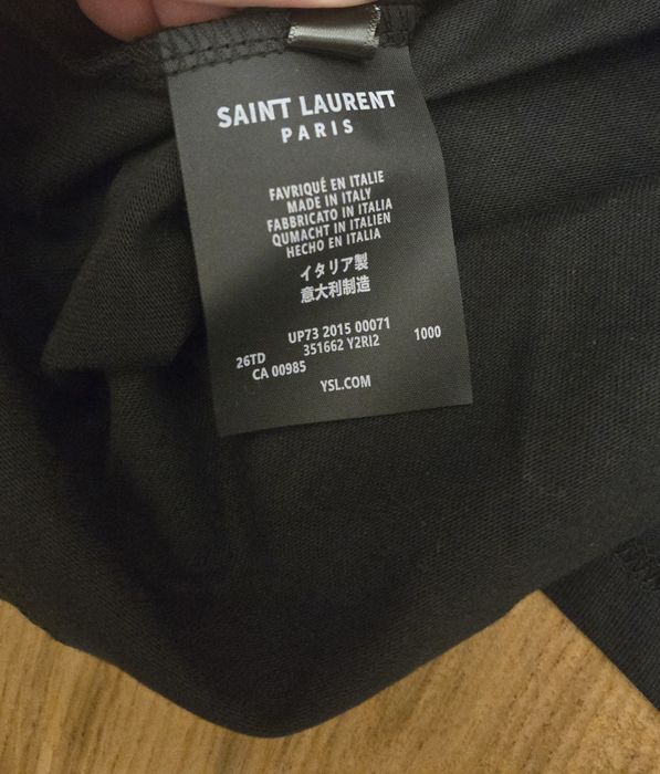 Футболка Saint Laurent, Yves Saint Laurent, YSL