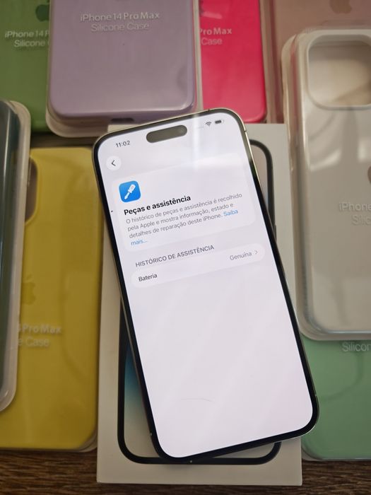 iPhone 14 Pro Max 128GB Silver Como Novo   Aceito Retomas