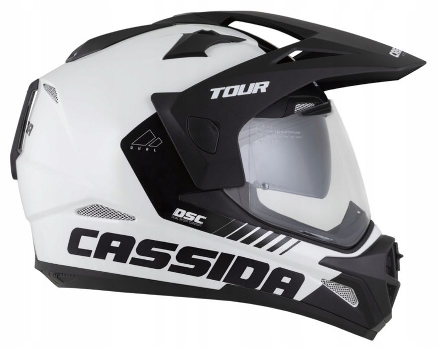 Kask Motocyklowy Cassida Tour turystyczny pod interkom XS-XXL