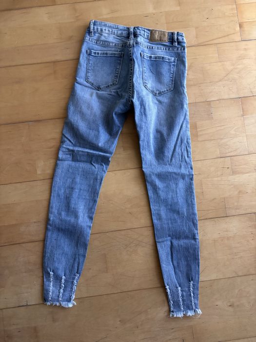 Jeansy skinny z wysokim stanem laulia 38