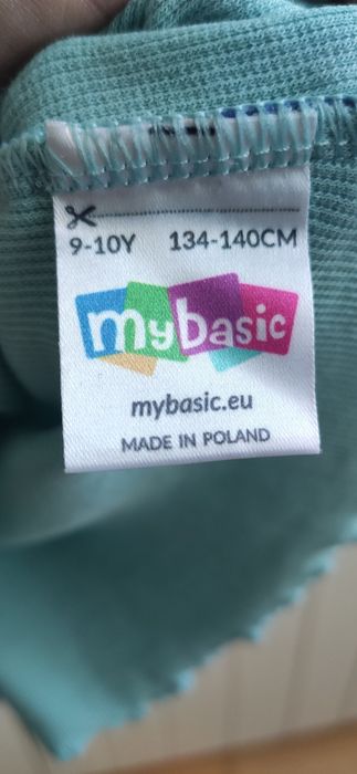Zestaw bluzki prążkowane longsleeve MyBasic H&M 134/140
