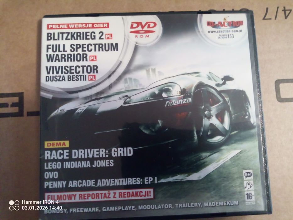 DVD PC Action! 06/2008 nr 153 Blitzkrieg 2 PL Full Spectrum Warrior PL