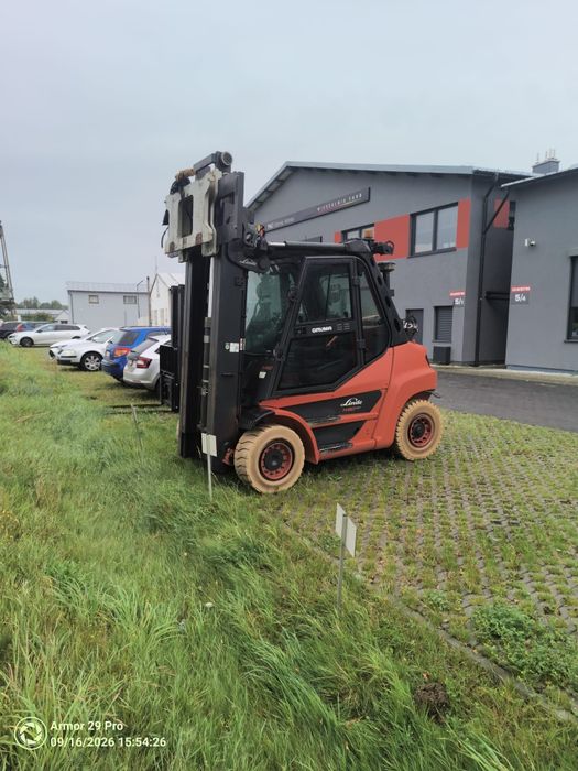 Wózek widłowy czołowy Linde H60T, udźwig 6000, triplex 5950mm, LPG