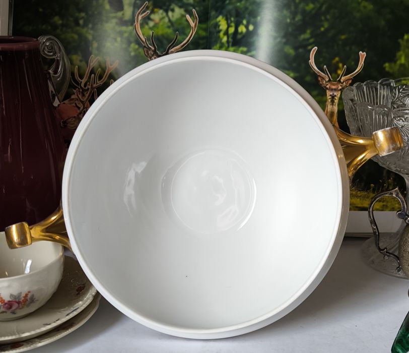 Waza Epiag + przyprawnik piękna stara porcelana