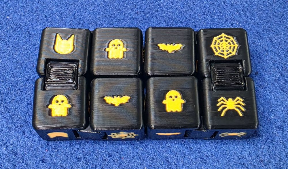Cubo fidget infinito Halloween