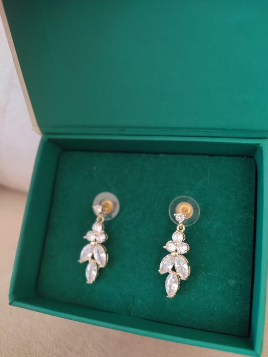 Piękne Kolczyki ślubne