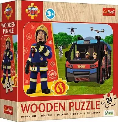 Puzzle Drew 24el Trefl Niesamowity Strazak Pud10. Trefl. Nowy Produkt