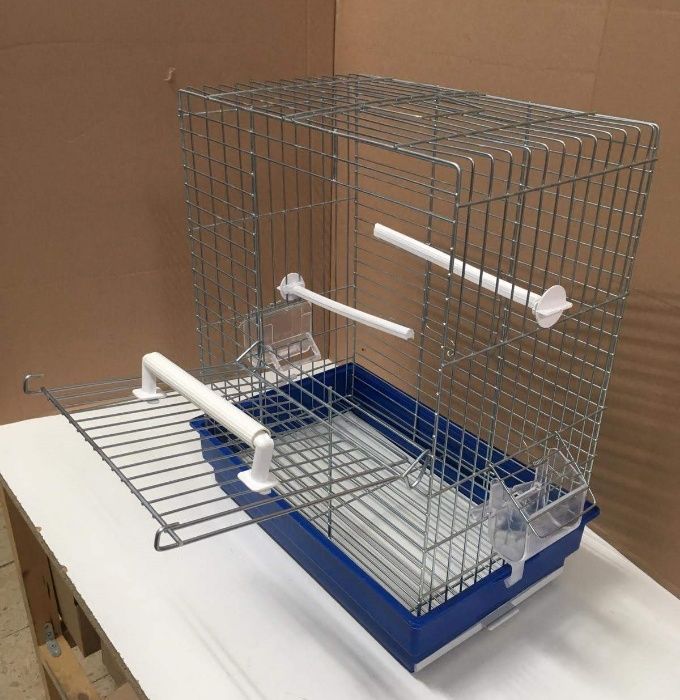 NOVO - Gaiola ZINCADA para Aves domesticadas, 45cm altura