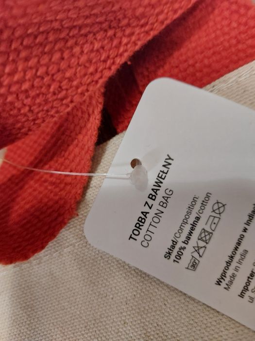 Wielka torba bawełna #Jesieniara 54x 55x 10 cm eko nowe mega