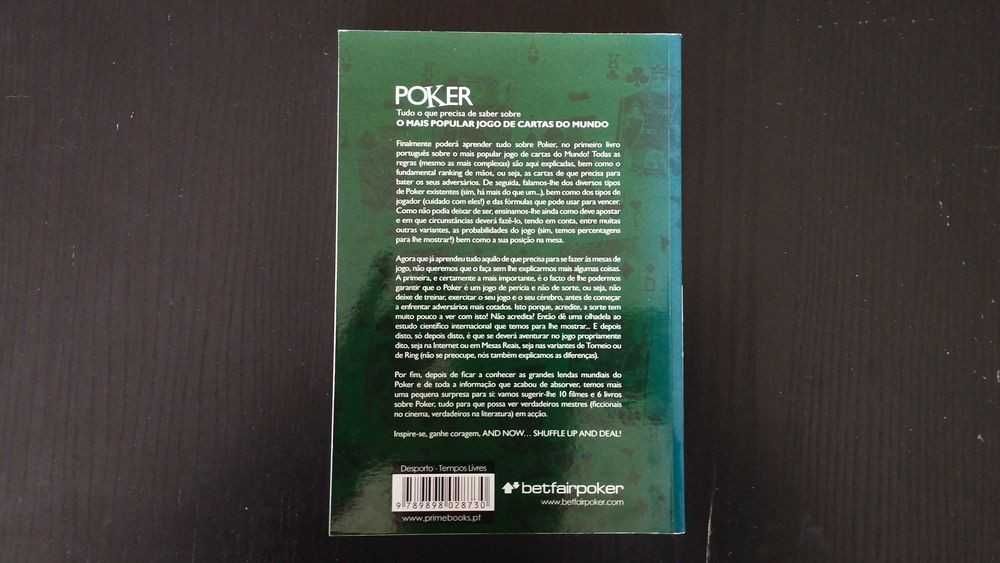 Livro - POKER - Paulo Calado e Sérgio Lopes