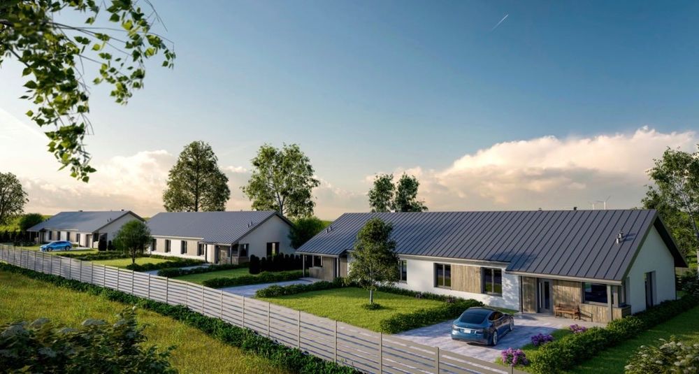 Nowoczesny dom w zabudowie bliźniaczej | Żory -Kleszczów