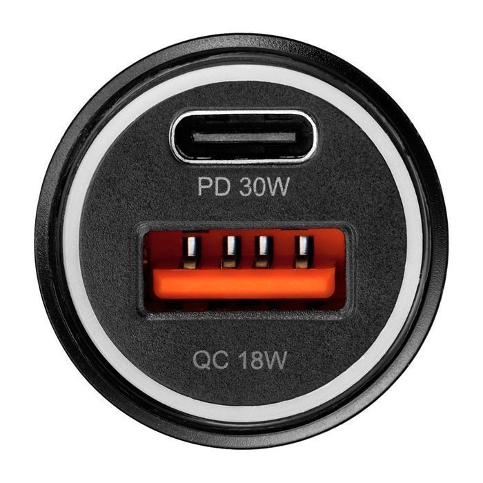 Ładowarka samochodowa Blue Star USB C + USB A QC3.0 PD AFC PPS 3A 30W