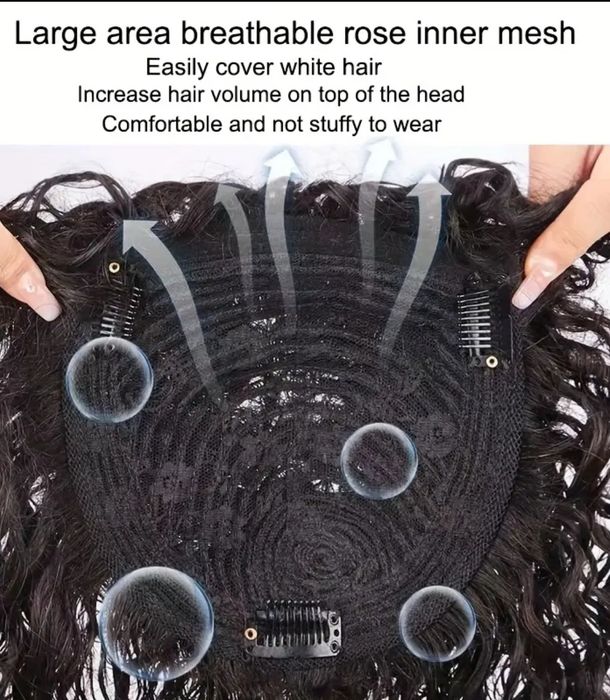 Nakładka na włosy, długie blond